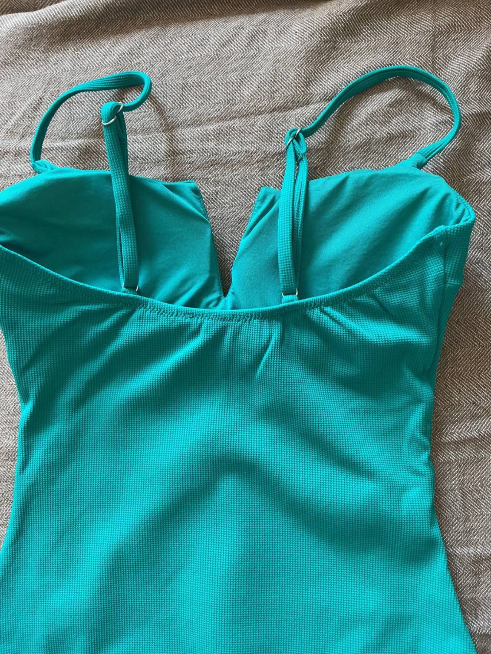 Oysho Women’s One-Piece Swimsuit Turquoise Size S – photo 6